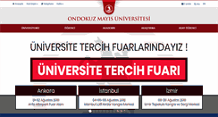 Desktop Screenshot of omu.edu.tr