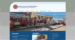 Desktop Screenshot of hukuk.omu.edu.tr
