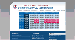 Desktop Screenshot of havuz.omu.edu.tr